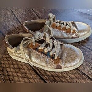 Kenneth Cole NY Sneakers Rose Gold Size 4